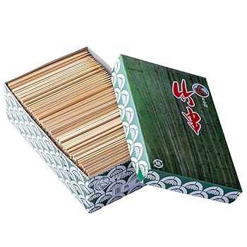 【中古】(未使用品)山下工芸 角串 21cm 1000本束 焼き鳥 具材が回らない 角型 竹串 業務用|COCOHOUSE