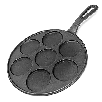 【中古】(未使用品)Norpro キャスト 鉄 7 plett パンケーキ 卵 トウモロコシパン パン|COCOHOUSE