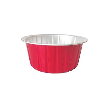 【中古】Grkoo ケーキベーキングカップ 100個 5薬局衡オンス 125ml マフィンライナーカップ 蓋付き添い人 使い捨てホイルラメキン アルミカップケーキライナー 軽銀