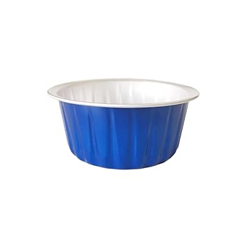 【中古】Grkoo ケーキベーキングカップ 100個 5薬局衡オンス 125ml マフィンライナーカップ 蓋付き添い人 使い捨てホイルラメキン アルミカップケーキライナー 軽銀