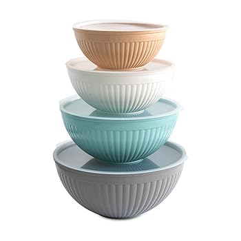 【中古】Nordic Ware 準備することとサーブミキシングボウルセット、8点、地べた声の調子