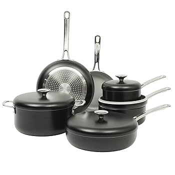 【中古】Sur La Table Kitchen Essentials 持ち寄り 車寄せ 10個 PFA無償性 陶芸 ノン突っ支い棒室内装飾 鍛える軽銀 膳立て物の具 鍋と飛球