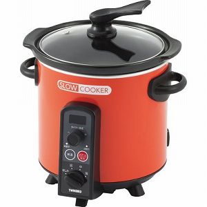 【中古】(非常に良い)ツインバード タイマー付きスロークッカー ぜっぴん亭 EP-4728OR オレンジ