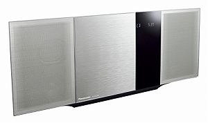 【中古】(非常に良い)パナソニック ミニコンポ Bluetooth対応 シルバー SC-HC395-S