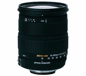 【中古】(未使用品)シグマ 18-200mm F3.5-6.3 DC OS HSM ニコン用