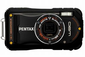 【中古】［状態良好］PENTAX 防水デジタルカメラ Optio W90 ブラック OPTIOW90B