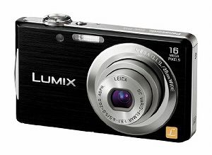 【中古】(非常に良い)パナソニック デジタルカメラ LUMIX FH5 ブラック DMC-FH5-K