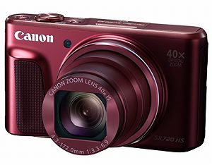 【中古】Canon デジタルカメラ PowerShot SX720 HS レッド 光学40倍ズーム PSSX720HSRE