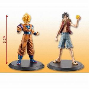 楽天市場 中古 ドラゴンボール改 ワンピース 組立式dxフィギュア 全2種フルセット モンキー ｄ ルフィ 孫悟空 Cocohouse