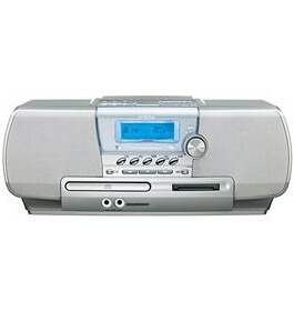 【中古】(非常に良い)JVC RC-A2-S CD-MDポータブルシステム シルバー