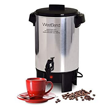 【中古】(人並み外れたに似つかわしい)West Bend Dba/Focus Electrics 30-Cup Polished Aluminum Coffee Urn - 58030