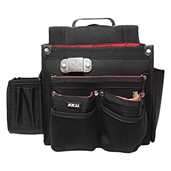 【中古】［状態良好］SK11 匠 仮枠大工 釘袋 墨つぼポケット付き ブラック SC-10