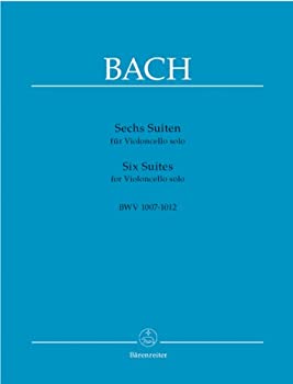 【中古】［状態良好］バッハ : 6つの組曲 BWV1007~1012 (チェロ) ベーレンライター出版
