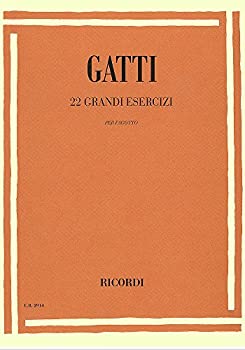 【中古】(未使用品)ナザリーノ・ガッティ : 22の練習曲 (ファゴット教則本) リコルディ出版