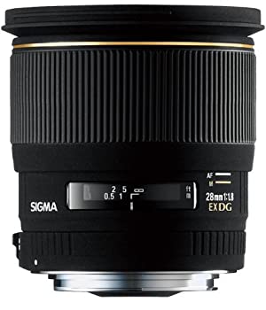 【中古】SIGMA 単焦点広角レンズ 28mm F1.8 EX DG ASPHERICAL MACRO キヤノン用 フルサイズ対応|COCOHOUSE