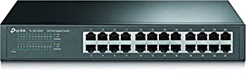 【中古】(人並み外れたに似つかわしい)TP-Link スイッチングこしき  24界面 TL-SG1024D 10/100/1000Mbps 金属元素筺体 ギガビット