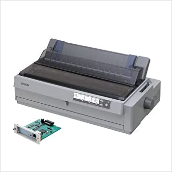 【中古】［状態良好］エプソン インパクトプリンター 24ピン 136桁 6枚複写(オリジナル+5枚) 英数360字/秒 NIC対応 連続紙トラクタ2基 スーパーマルチウェイ VP-1900N