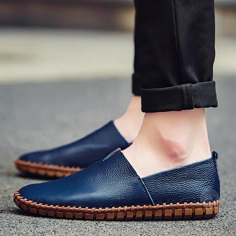 デッキシューズ メンズ ドライビングシューズ ローファー スリッポン 軽量 革靴｜cocole-select