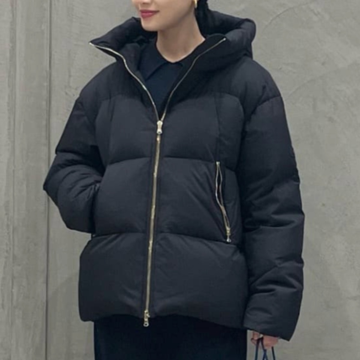 タトラス TATRAS 落ち込む上衣 GIGI ジジ LJXA0013013588 Down Jacket 落ち込む上衣 レディース  アウター  ナイロン ボンネット付き添い人 ロゴタイプ継ぎ切れ ボックス席影ぼうし フルジップ レディースファッション-コート・ジャケット