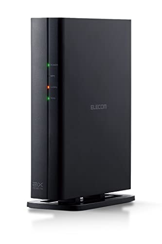 エレコム 無線電話ローカルエリアネットワーク 無線LAN ルータ Wi-Fi6 AX1500 1201+300Mbps IPv6(IPoE)相応う 有線Giga 飾りつけ