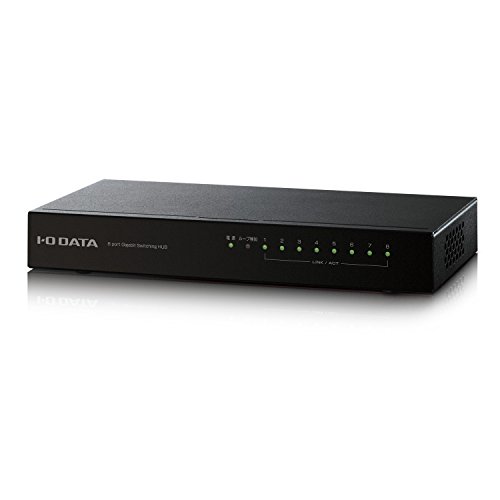 I-O DATA Gigabit相応う 8ポートスイッチングハブ ETG-ESH08NB