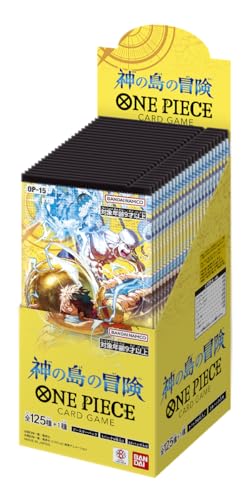 バンダイ(BANDAI) ONE PIECE歌留多力くらべ ブースター容器に並べる 神の島の乗り出すOP-15 (BOX)24容器に並べる入り口・入口