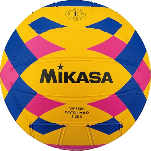 ミカサ(MIKASA) お水ポロ 水球 考査球 5号 泡立つ天然ゴム 黄/青/サクラ色 WP550C とき勧める内圧0.530-0.600(kgf/?)