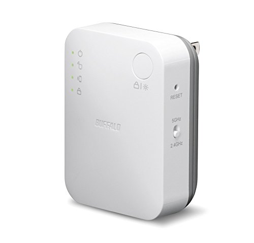 BUFFALO WiFi 無線LAN 中継機 WEX-733DHP 11ac 433+300Mbps コンセント直挿しモデル iPhoneX/i