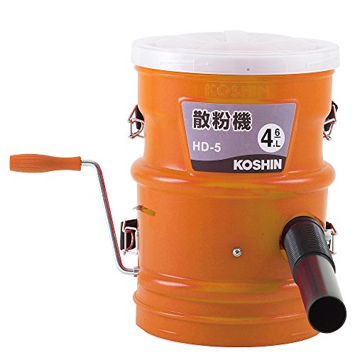 工進(KOSHIN) 手動式 散粉機 タンク 5L HD-5 多口 平型 Y型 3種噴口