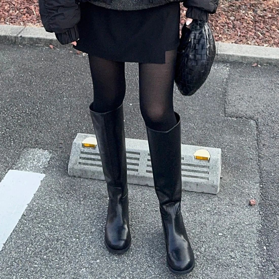 本革ロングブーツ