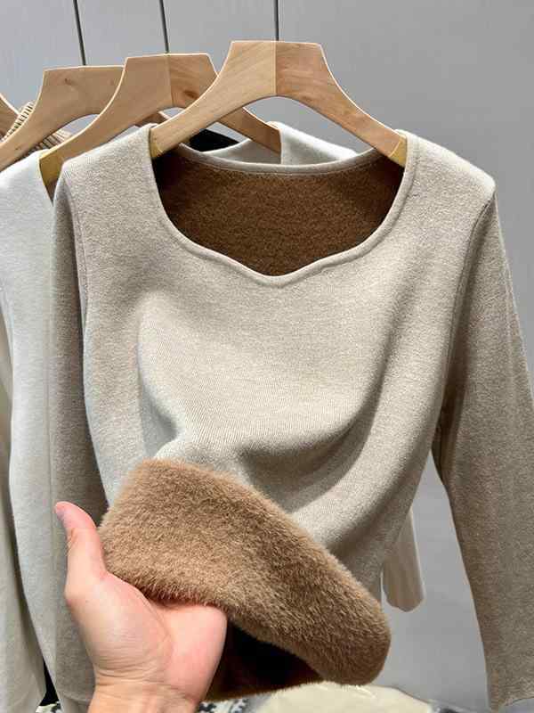 冬 厚手 あったか トップス プルオーバー 長袖 無地 カシミヤ 通勤 オフィス きれいめ かわいい ベージュ ブラック オフホワイト