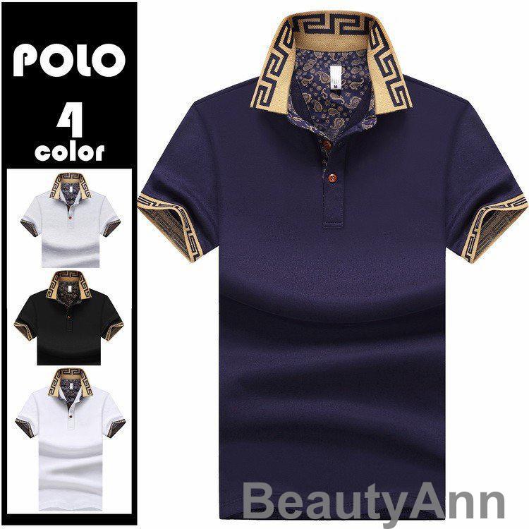 POLO 40代 60代 ビジポロ 新作 2021 50代 半袖 ポロシャツ 無地 ゴルフウェア スポーツウェア 夏用 スリム ゴルフシャツ メンズ