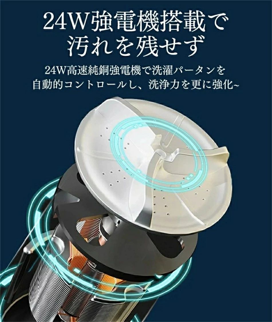 洗い濯ぎ機上納める 洗い濯ぎ機パウダーコンパクト 納める 洗い濯ぎ機小型 防疫 乾上がる 折りたたみ 小型洗い濯ぎ機 乾上がる静音 ブルー-ホワイト