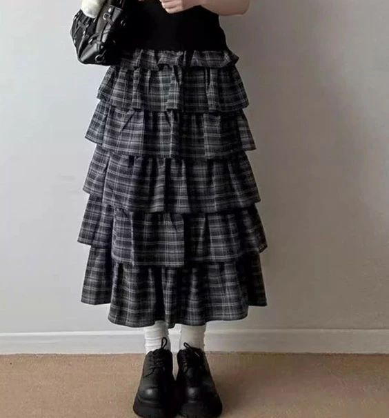 skirt】 ミモレ丈 レギンス スキニー スカーチョ レギンス パンツ スウェット フレア 春夏 レディース チェック柄【大きいサイズ