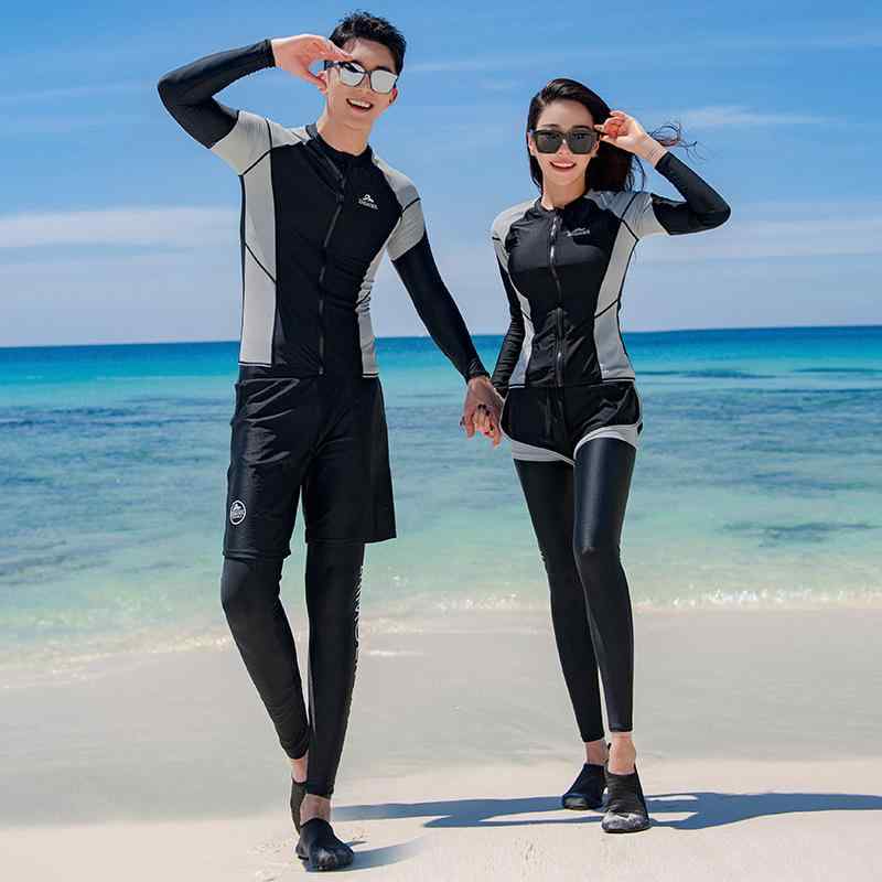 スイムウェア ウェア スポーツ 日焼け防止 紫外線対策 UVカット ダイビング サーフィン 男性用 セットアップ ペア ラッシュガー