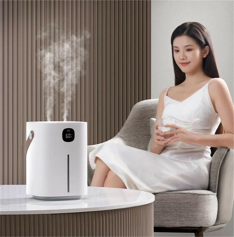 今めかしい 大電気容量 2L 上から水 頭水 銀イオン抗菌 湿度価値付ける 4000mAh 超音波加湿器 頭水式加湿器 頭水型加湿器 卓上