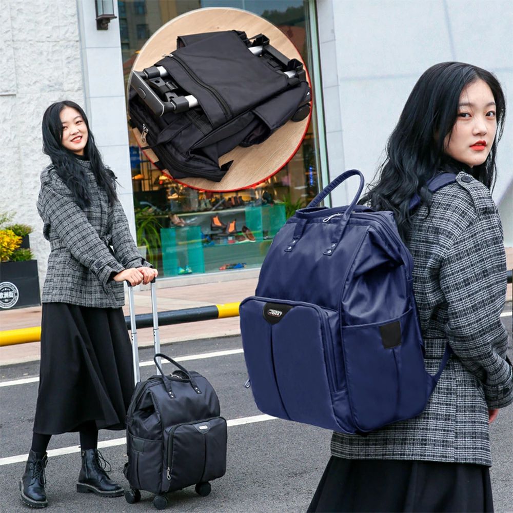 機内持ち込み お買い物にぴったり！折り畳めて収納コンパクト！ 出張 キャリーカー 2～3泊旅行 キャリーバッグ L 全６色 拡張ス