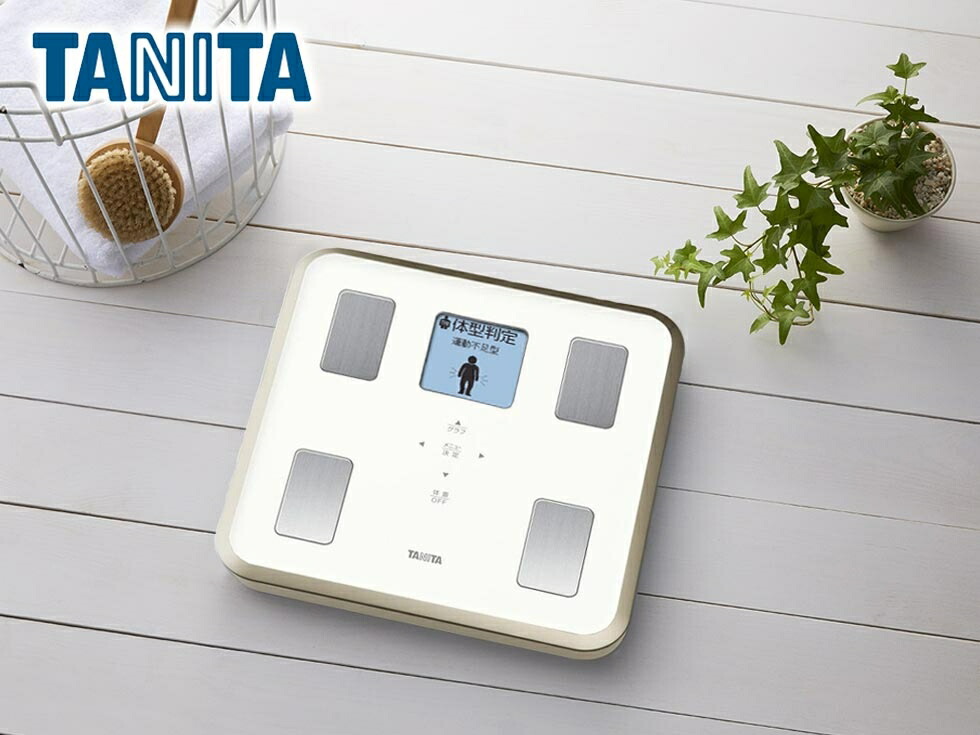 [正規品] タニタ TANITA 体組成計 BC811WH ホワイト 日本製 送料無料 BC-811-WH 体重計 ヘルスメーター 体脂肪計 体脂肪率 内臓脂肪 筋肉量 グラフ表示 BMI 体内年齢 基礎代謝 ダイエット からだづくり 筋トレ 大きな文字｜家電・便利雑貨のCOCONIAL