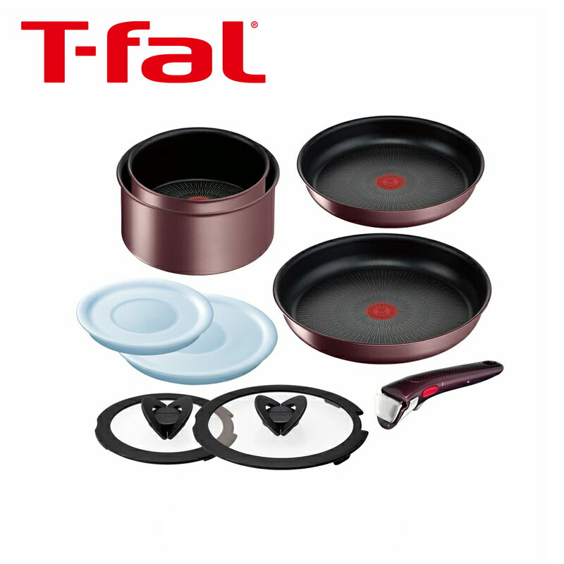 T-fal ティファール インジニオネオ IH マロン赤銅色 アンリミテッド9 L38591 IH 屁っ放り 仕掛ける こびりつきにくい 持ちこたえる フライパン 22糎 26糎 出どころ食麺麭 16糎 20糎 鍋 手持ち部分 取れる 洗い分かりやすい パウダーコンパクト 重ねて 納める オーヴン 電気冷蔵庫 食洗器 置き目品 3168430320871
