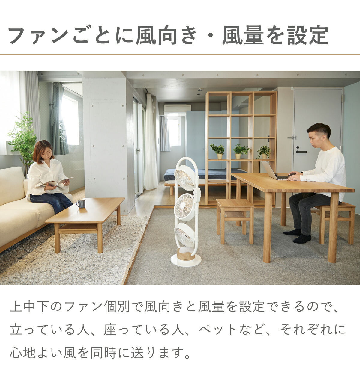 お買い得セール】moku. DC 3連マルチファン MLF3301 MLF3302 3連ファン