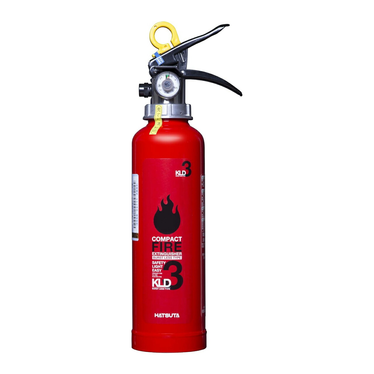 初田製作所 HATSUTA 消火器 KLD-3 目安 4.5畳 正規品 1本 送料無料 粉末[ABC]消火器 防災 火災 予防 備え キッチン 部屋 KLD3