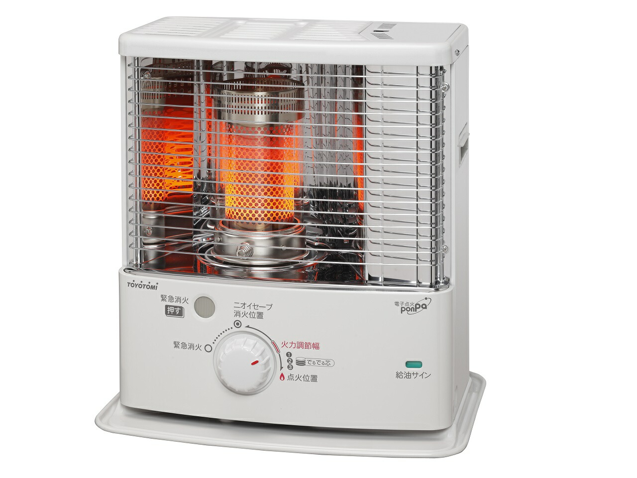 【店卸し資産懲らしめる】トヨトミ 原油暖房器 白いこと RSS2924W 日本製 RS-S2924（W）置き目品 貨物輸送無料 白 シングル燃えさかる 原油暖房装置 ランプ油 か細い 木造（戸建）8畳 混凝土（寄りあつまる）10畳 蓄電池 パウダーコンパクト 多面照りかえす板 でるでる芯 安全性のある心積もり TOYOTOMI 店卸し資産極限点