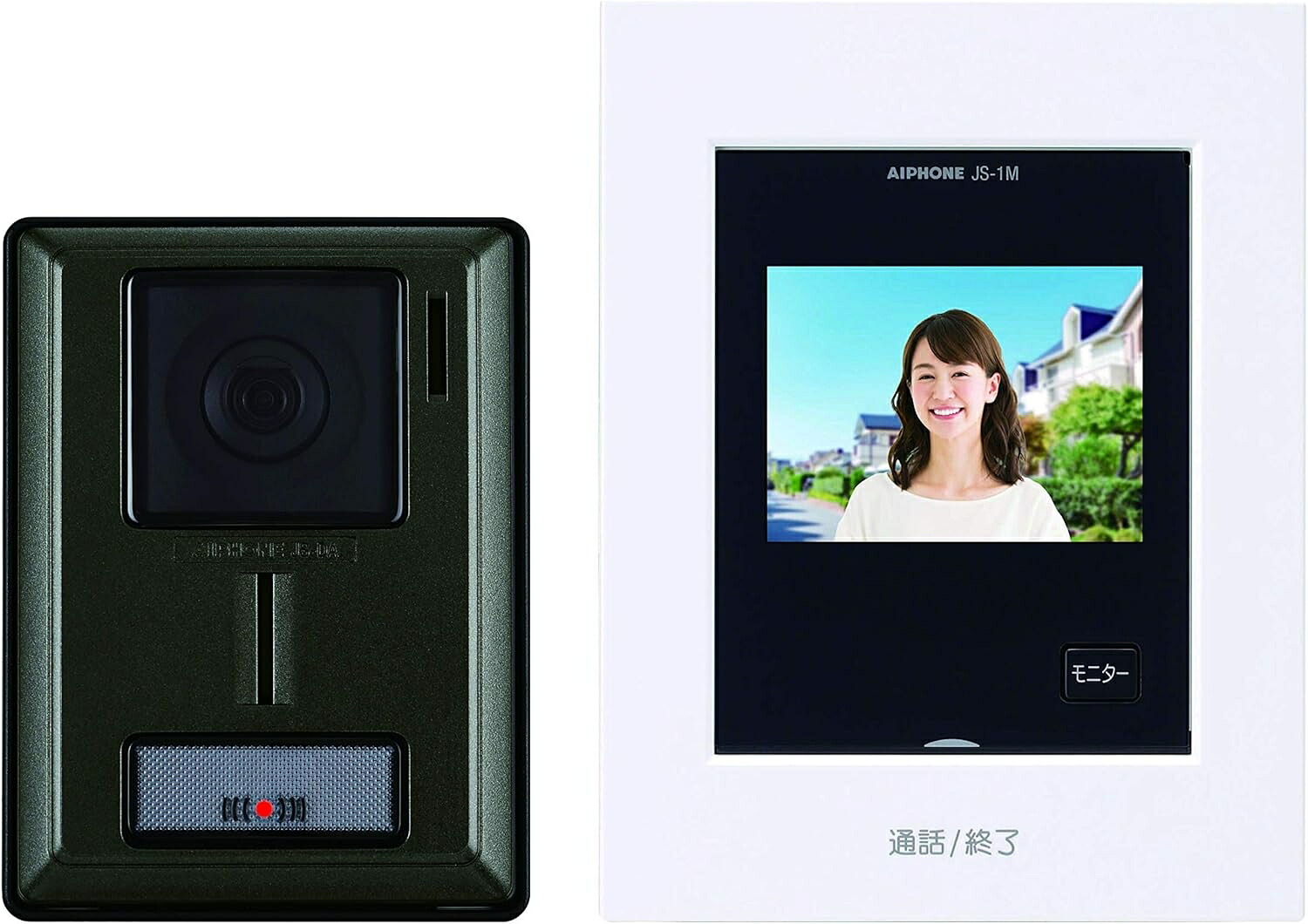 [在庫処分]アイホン テレビドアホンセット インターホン カメラ付き玄関子機 モニター付き親機 カメラ調整可能 ZA-TD1 送料無料 正規品 新品 正規品 在庫限り ZATD1（JS-1MとJS-DAのセット）｜家電・便利雑貨のCOCONIAL