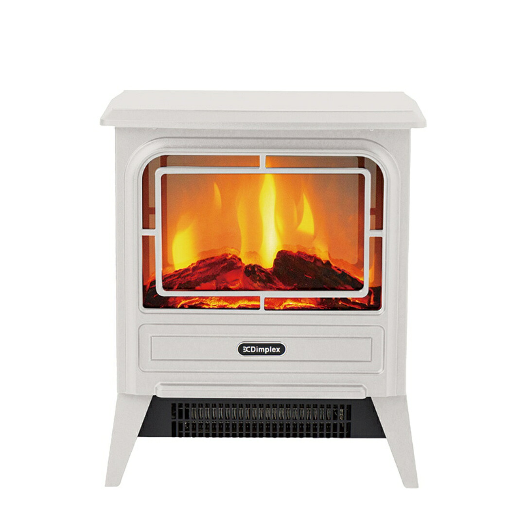 Dimplex ディンプレックス タイニーストーブ Tiny stove インテリア暖炉 3～8畳 電気ヒーター ホワイト TNY12JW 送料無料 正規品 オプティフレーム 温風ヒーター 小型 ストーブ 白