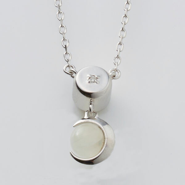 遺骨ペンダント NORIKA Jewelry 『ムーンストーン』 アクセサリー ジュエリー ソウル ジュエリー 遺灰 ネックレス カプセル セット ペンダント 遺骨 プラチナ ピンクゴールド イエローゴールド 遺骨ジュエリー ハワイアンジュエリー 送料無料 手元供養 祈り 癒し 供養