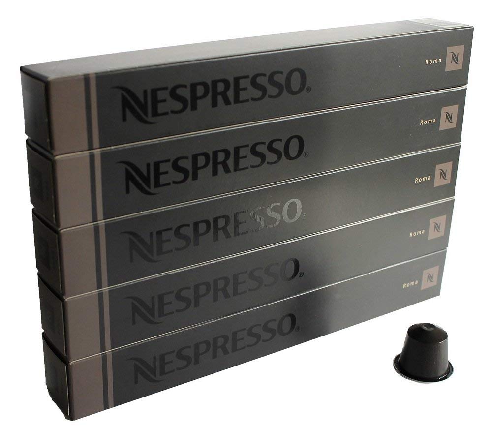 【1位】 Nespresso ネスプレッソ ローマ 1本 10個入 x 5本 合計 50 カプセル