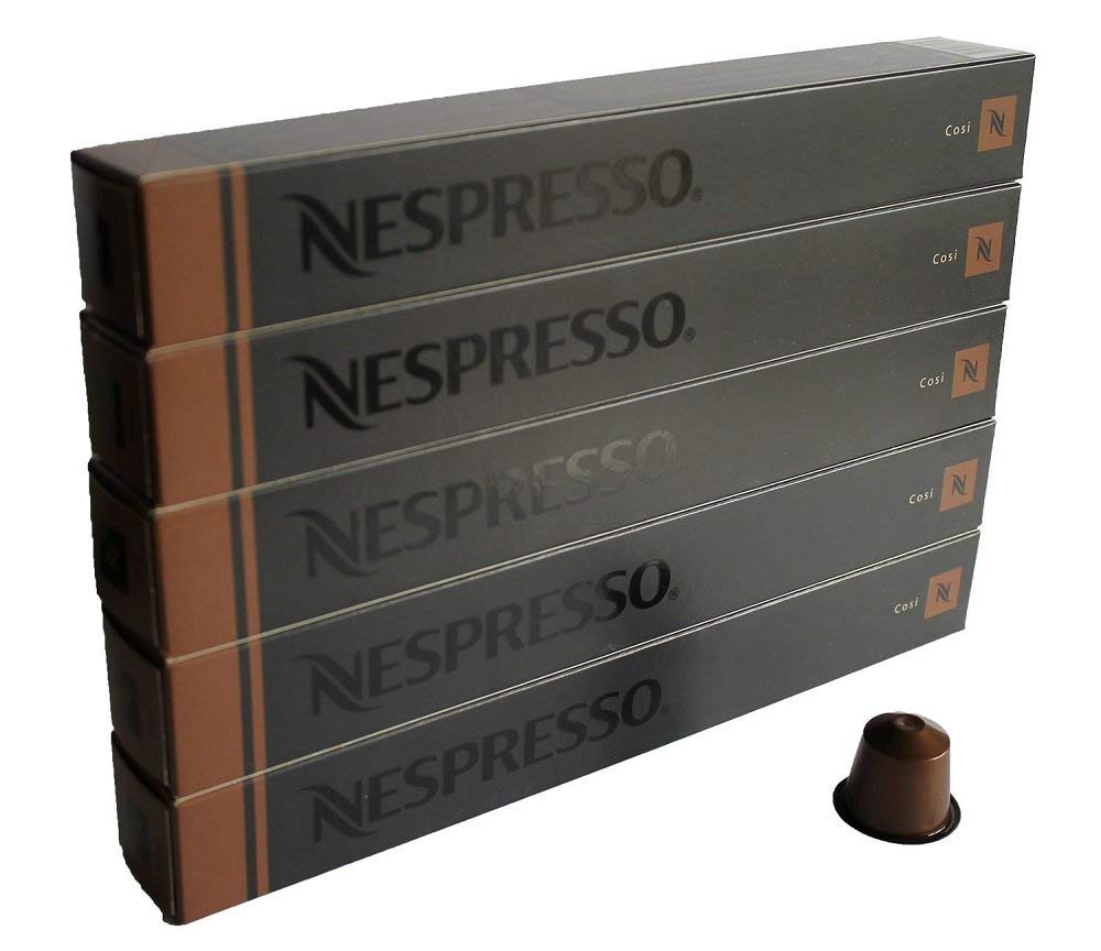 Nespresso ネスプレッソ コズイー 1著作物 10個出出しx 5本 サム 50 宇宙カプセル Arsn Sn