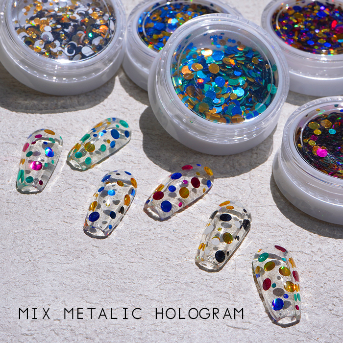 楽天市場】erikonail エリコネイル ネイルパーツ ERI-70 ホロシルバー