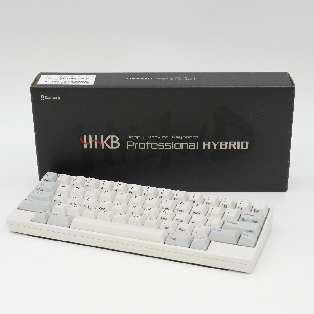 PFU (ピーエフユー) HHKB Professional HYBRID 英語配列／白 Happy Hacking Keyboard PD-KB800W画像
