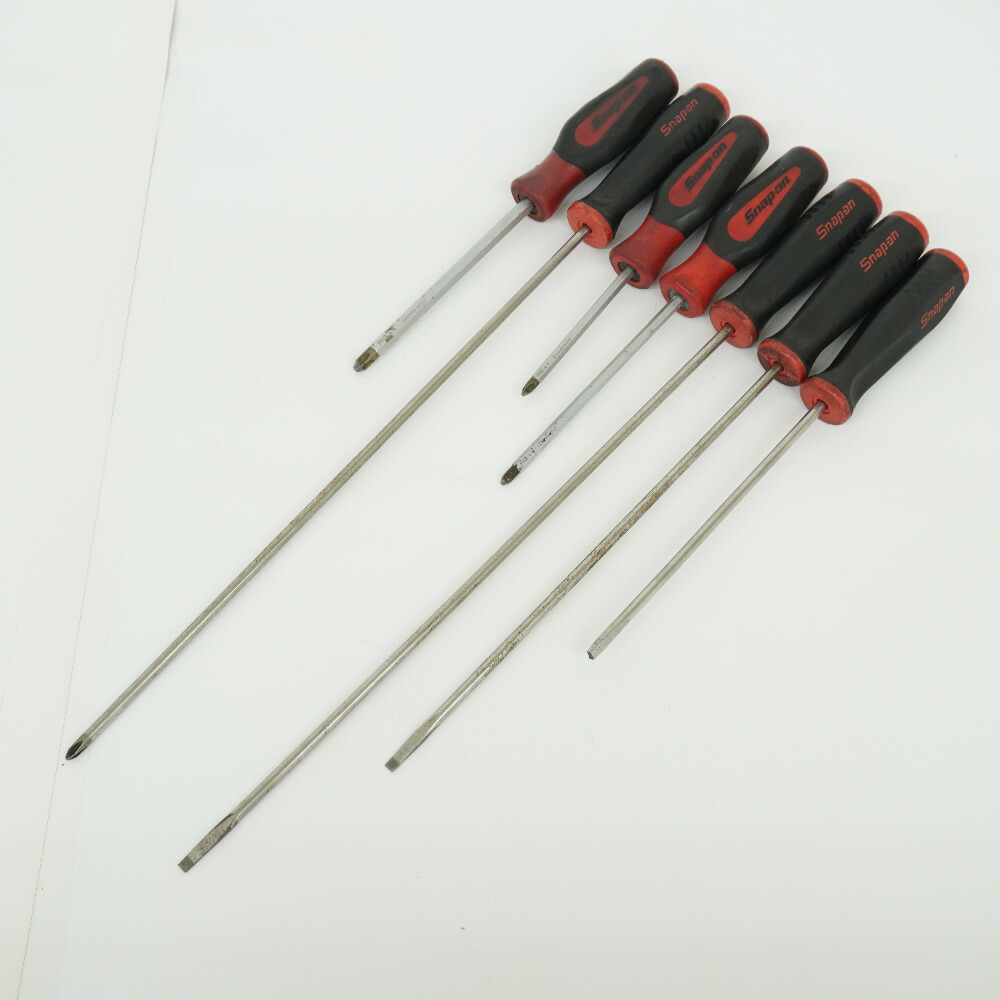 snap-on ドライバーセット　旧グリップ　オレンジ f-gear_sgdx60br